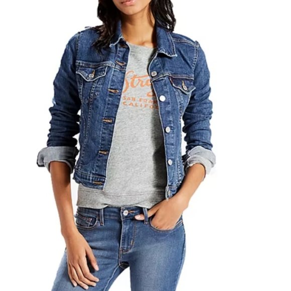 Levi's Jackets & Blazers - Levi's Women's Original Trucker Denim Jean Jacket Size M Style CW24183449